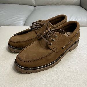 NWT - Mango Men's Suede Boat Shoes - Made in Portugal - EU 44/US 10.5